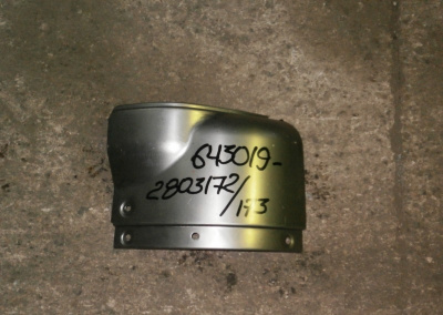 купить Бампер нижний боковой  643019 (правый) металл