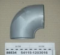 фото патрубок выпускной трубы (угловой) 54115 d-95 мм 54115-1203016 